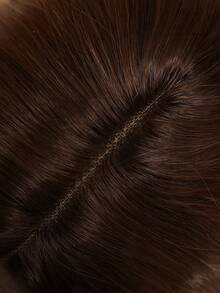 化學纖維T形蕾絲棕色的漸變直發女性假髮