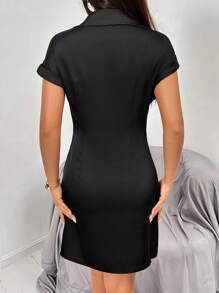 SHEIN Privé Đầm - màu đen - Xem 3