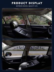 4入組車側窗戶防蚊遮陽板 - 黑色 - 查看 3