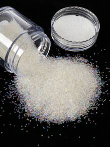 1盒透明鱼子酱珠子美甲装饰，DIY美甲饰品配件 - 彩色 - 查看 3