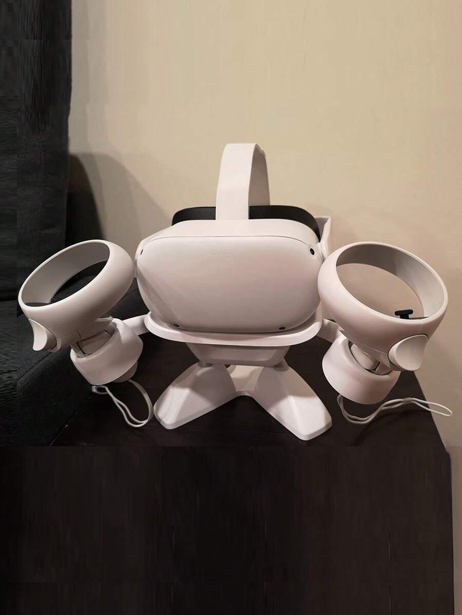 Hộp đựng đồ du lịch cứng tất cả trong một Tương thích với Oculus/Meta Quest 2/Pico 4 , Hộp đựng tai nghe VR Tương thích với dây đeo Elite - trắng - Xem 1