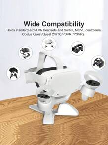 Hộp đựng đồ du lịch cứng tất cả trong một Tương thích với Oculus/Meta Quest 2/Pico 4 , Hộp đựng tai nghe VR Tương thích với dây đeo Elite - trắng - Xem 4