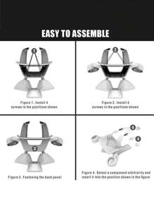 Hộp đựng đồ du lịch cứng tất cả trong một Tương thích với Oculus/Meta Quest 2/Pico 4 , Hộp đựng tai nghe VR Tương thích với dây đeo Elite - trắng - Xem 5