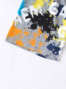 Tween Boy Gamepad & Letter Graphic PJ Set