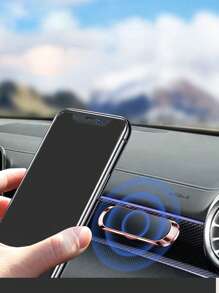 Magnetic Car Phone Holder - Rose Gold - View 2