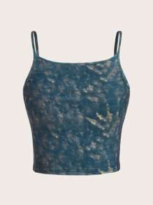 ROMWE Hippie 印花撞色吊帶上衣 - 彩色 - 查看 2