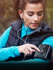 Breathable Sports Armband - Black - View 3