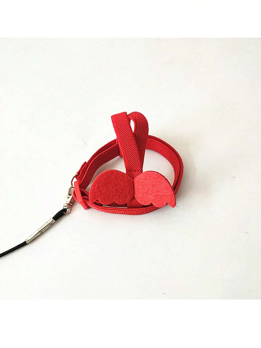 1pc Wing Design Harness & 1pc Leash For Small Animal For Outdoor - Purple - View 1