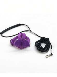 1pc Wing Design Harness & 1pc Leash For Small Animal For Outdoor - Purple - View 3