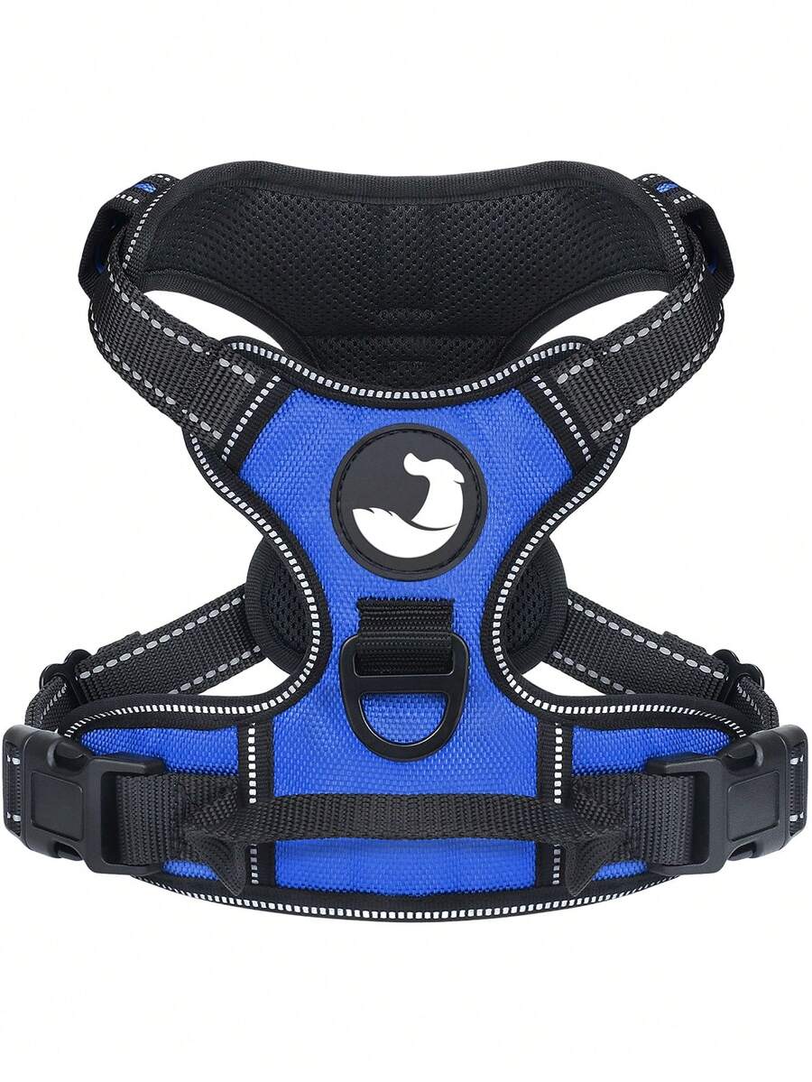 1pc Plain Pet Harness - Royal Blue - View 1