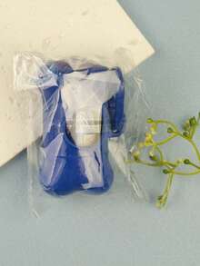 1pc Pet Poopbag Dispenser Box With Poopbag For Dog And Cat For Outdoor - Royal Blue - View 7