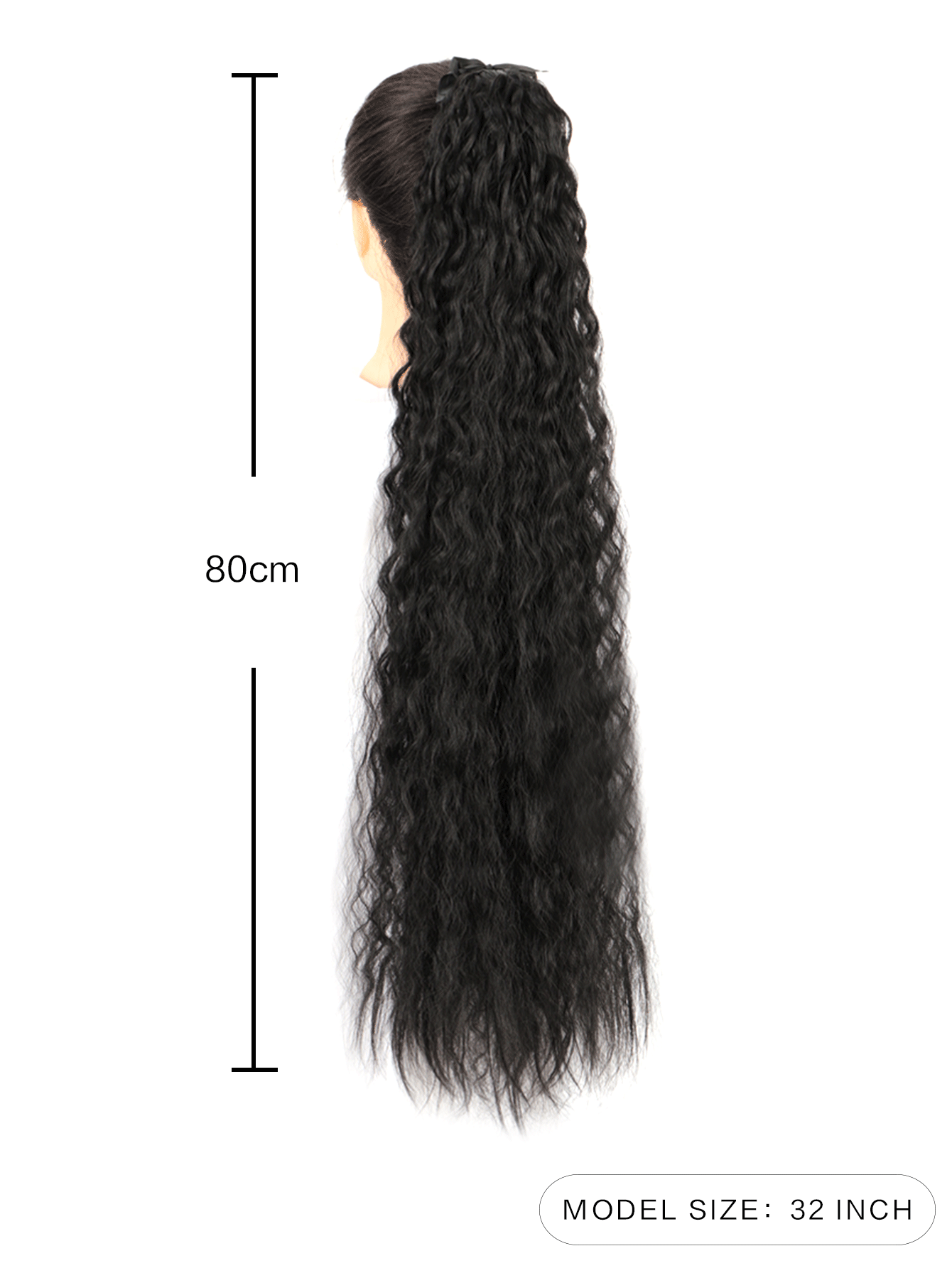 Extra Long Curly Ponytail Synthetic Hair Extension SHEIN USA