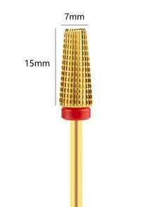 1入組5合1鎢美甲鑽頭拋光頭 - 彩色 - 查看 3