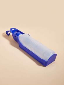 便攜寵物旅行水壺 - 藍色 - 查看 2