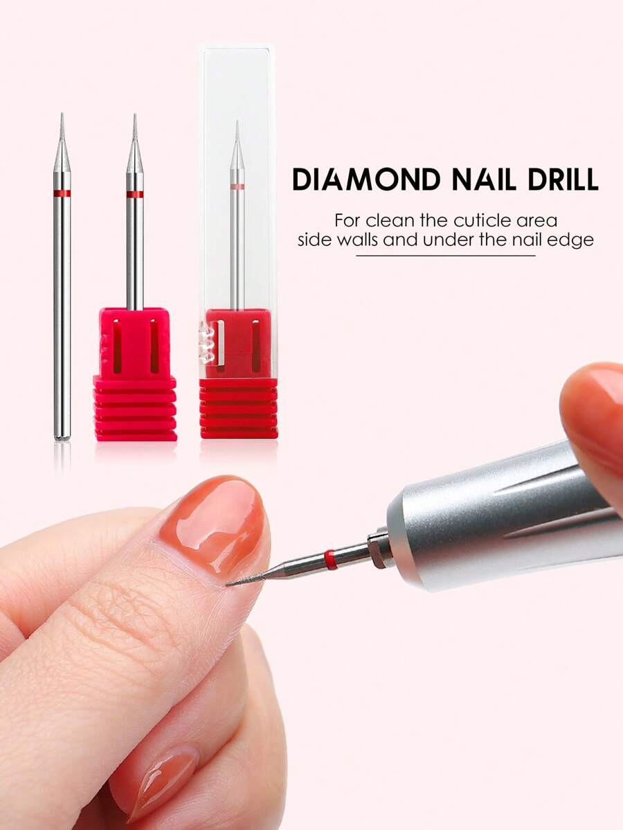 Drill Nail Bit, 1pc Diamond Nail File Bit For Acrylic Gel Nail Cuticle Manicure