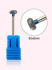 1pc Cuticle Nail Drill Bit Diamond Nail Bit For Acrylic Gel Nail - Blue - View 6