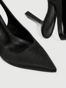 SHEIN X Lucía Bellido CUCCOO BIZCHIC Giày nữ Giày mũi nhọn tối giản Giày cao gót hở mũi thanh lịch Giày cao gót màu đen cho mùa hè Giày cao gót tốt nghiệp Giày dự tiệc Giày đi nghỉ Giảm giá mùa hè Giày trở lại trường Giày sinh viên Giày cơ bản thanh lịch Giày công sở giản dị Giày công sở sang trọng Giáng sinh Mùa thu Năm mới Ngày lễ - màu đen - Xem 6