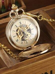 Đồng hồ bỏ túi cơ học con trỏ tròn - Vàng - Xem 2