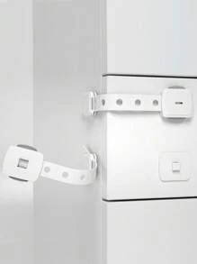 2 chiếc Khóa tủ an toàn có thể điều chỉnh cho bé - trắng - Xem 2