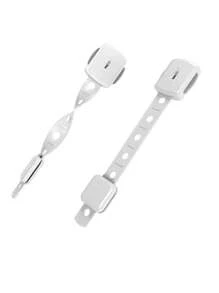 2 chiếc Khóa tủ an toàn có thể điều chỉnh cho bé - trắng - Xem 6