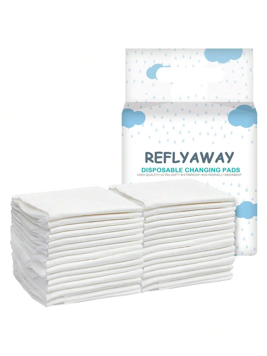 25pcs Baby 13 X 18 Inch Disposable Diaper - Pink - View 1