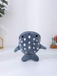 Monedero cremallera dulce con diseño con bordado con diseño de tiburón