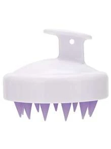 1pc Manual Wet & Dry Dual-Use Scalp Massage Brush For Shower, Soft Silicone Hair Brush/Comb, Suitable For Salon, Home Bathroom, Travel, Business Trips And Stress Relief, Back To School, Travel Holiday Essentials, Hair Accessories For Women, Brush, Hair Brushes, Hair Brush, Detangling Brush, Ball Brush, Mini Hair Brush, Hair Brush Set, Wooden Comb, Hair Brush, Mini Hair Brush, Detangling Brush, Hair Brushes, Hair Hair Products, Hair Tools, Hair Stuff, Hair Care, Curly Hair Brush, Hairdressing Equipment,Travel Essentials,Travel Essential,Hairstyle,Hairdressing,Hair Brush,Slick Back Brush,Styling Brush,Curly Hair Brush,Edge Brush,Hair Comb,Brush Hair,Hair Brush Set,Comb Hair,Comb For Curls,Detangling Brush,Hair Brush For Women,Hair,Travel,Hair Products,Hair Tools,Hair Stuff,Barber,Barber Accessories,Barbershop,Hairdressing Equipment - Multicolor - View 6