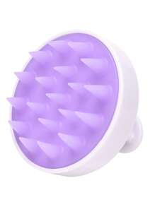 1pc Manual Wet & Dry Dual-Use Scalp Massage Brush For Shower, Soft Silicone Hair Brush/Comb, Suitable For Salon, Home Bathroom, Travel, Business Trips And Stress Relief, Back To School, Travel Holiday Essentials, Hair Accessories For Women, Brush, Hair Brushes, Hair Brush, Detangling Brush, Ball Brush, Mini Hair Brush, Hair Brush Set, Wooden Comb, Hair Brush, Mini Hair Brush, Detangling Brush, Hair Brushes, Hair Hair Products, Hair Tools, Hair Stuff, Hair Care, Curly Hair Brush, Hairdressing Equipment,Travel Essentials,Travel Essential,Hairstyle,Hairdressing,Hair Brush,Slick Back Brush,Styling Brush,Curly Hair Brush,Edge Brush,Hair Comb,Brush Hair,Hair Brush Set,Comb Hair,Comb For Curls,Detangling Brush,Hair Brush For Women,Hair,Travel,Hair Products,Hair Tools,Hair Stuff,Barber,Barber Accessories,Barbershop,Hairdressing Equipment - Multicolor - View 8