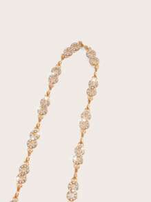 SHEIN ICON Áo khoác và áo lót dành cho xe tăng nữ Lộ Lưng Chuỗi Buộc lại Paisley Gợi cảm - Đỏ - Xem 3