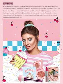 Misslyn Trátame Dulcemente Velvet Powder Blush, Mate Y Brillo Natural, Pigmento De Larga Duración, Ligero, Suave, Mezclable, Polvo Para Ruborizar Natural - 30 SPRINKLE DREAMS - Ver 9