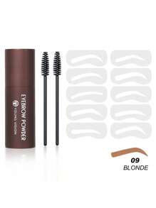 YOUNG VISION 眉粉和眉刷和壓模成套工具髮際線粉末狀臉部塑造輪廓影粉末狀印章眉粉 - Blonde - 查看 2