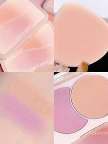 啞光粉狀腮紅，1支女士長效腮紅 - 彩色 - 查看 2