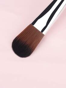 1 Bàn Chải Kem Nền Hình Lưỡi, Cọ Che Khuyết Điểm, Cọ Mặt nạ Có Tay Cầm Bằng Gỗ Dành Cho Kem Nền Dạng Lỏng, Cọ Trang Điểm Không Hấp Thụ Bột - màu đen - Xem 5