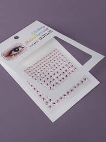 Nhãn dán trang trí mắt giả, 1 tấm kim cương giả ba chiều Trang điểm tự làm Hình xăm giả Trang điểm tự làm - Nhiều màu - Xem 6