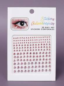 Nhãn dán trang trí mắt giả, 1 tấm kim cương giả ba chiều Trang điểm tự làm Hình xăm giả Trang điểm tự làm - Nhiều màu - Xem 7