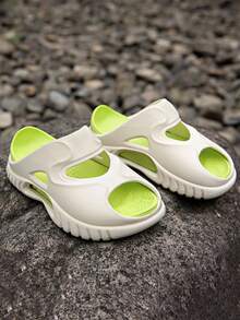 Chicos Zapatillas con abertura de dos tonos para verano - Beis - Ver 3