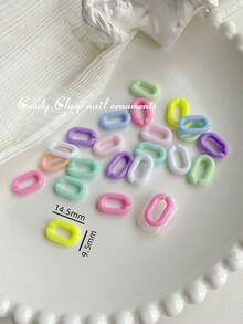 20入組混合美甲飾品 - 彩色 - 查看 3