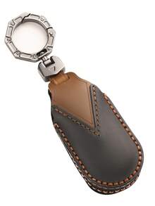 1入組適用於梅賽德斯PU汽車鑰匙包 - 黑色 - 查看 2