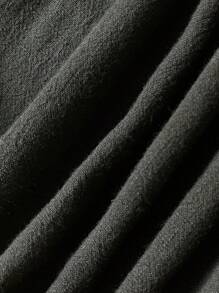 SHEIN EZwear Solid Wide Leg Trousers - Black - View 7