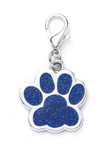 1pc Paw Design Pet Pendant For Dog And Cat For Decoration - Blue - View 4