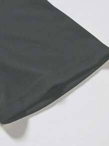 Manfinity Homme Men Plus Slogan Graphic Tee - Dark Grey - View 4