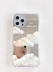 雲朵圖案鏡面手機殼 - 彩色 - 查看 3