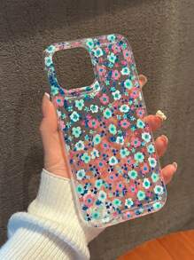 Vỏ điện thoại hoa trong suốt - Nhiều màu - Xem 2