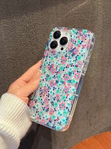 Vỏ điện thoại hoa trong suốt - Nhiều màu - Xem 3