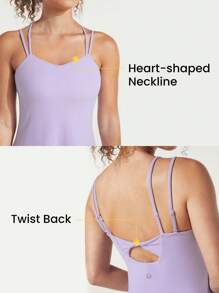 GLOWMODE Softflux無背心運動裙 - 紫丁香色 - 查看 7