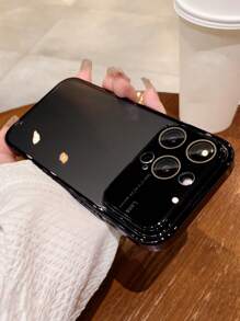 透明手機殼,適用於iphone 15/15pro/15plus/15promax - 黑色 - 查看 3