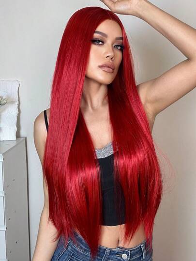 Parrucca sintetica extra lungo dritto