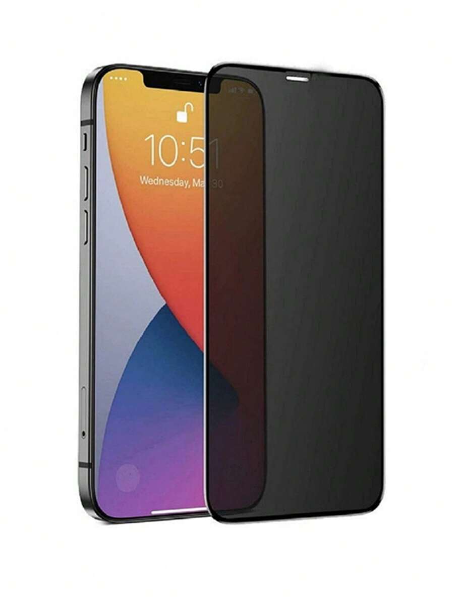 1入組防窺螢幕保護貼膜，相容於 iPhone15/15Plus/15Pro/15Promax - 無色 - 查看 1