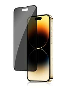 1入組隱私強化玻璃螢幕保護貼相容 iPhone15/15Plus/15Pro/15Promax - 無色 - 查看 2