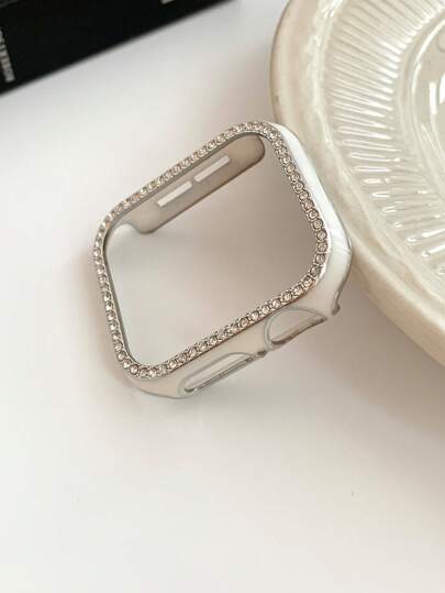 Rhinestone Decor Case Compatible With Apple Watch